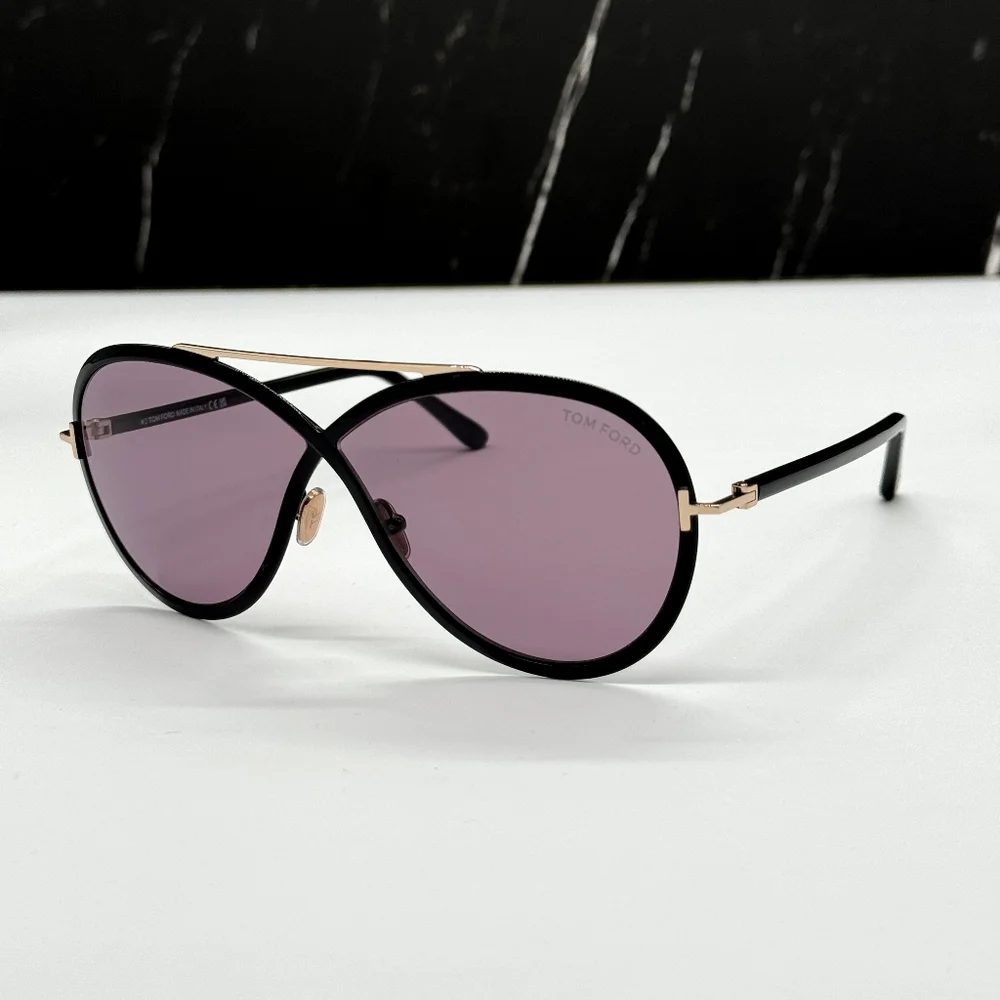NEW TOM FORD TF1007 01Y WOMEN SUNGLASSES TOM FORD RICKIE FT1007/S EYEWEAR